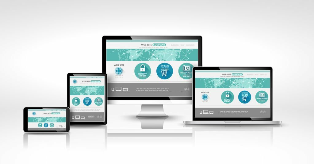 responsive web design concept